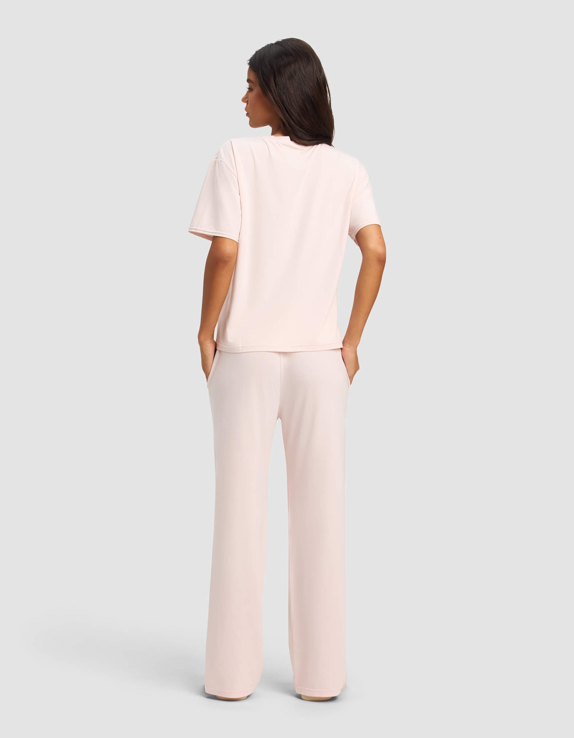 Women's First Layer Pajama Short Sleeve Tee & Pant Set