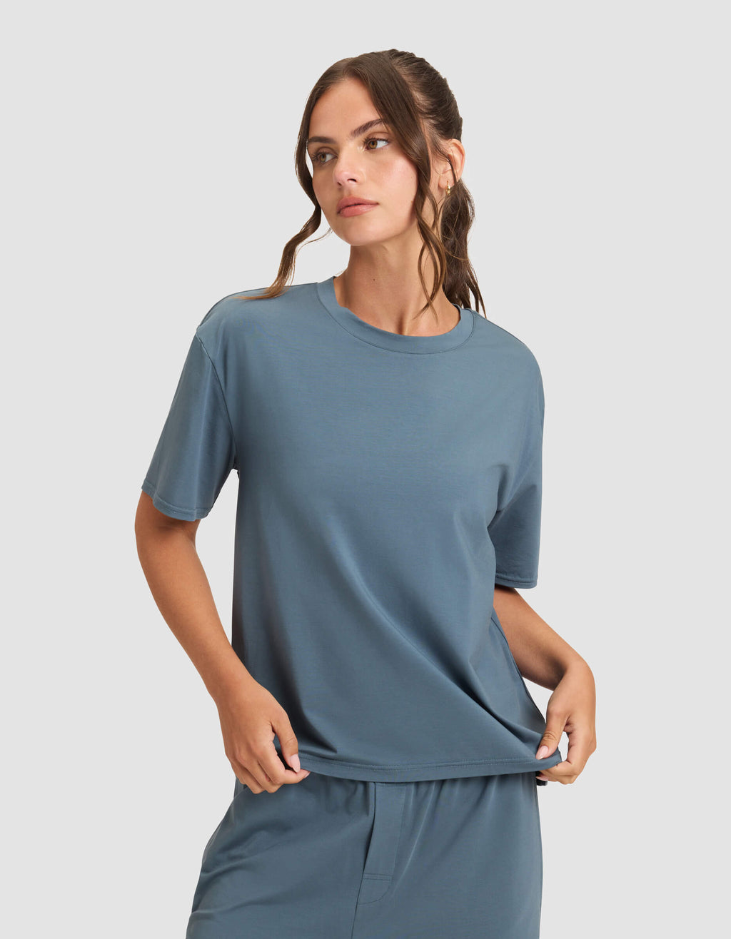 Women's First Layer Pajama Short Sleeve Tee & Pant Set