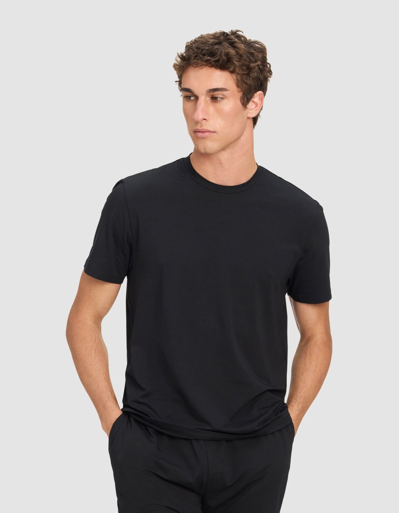 Men's First Layer Pajama Short Sleeve Tee & Short Set