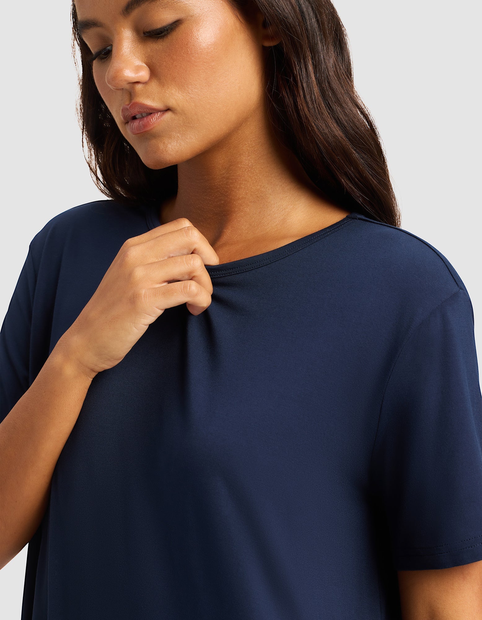 Women's Bamboo Stretch-Knit Sleep Dress